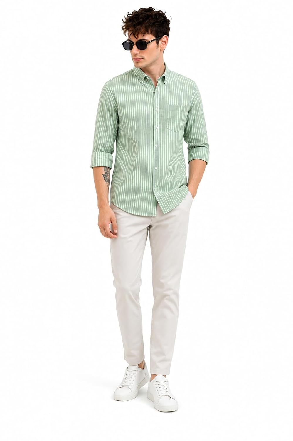 Men's Cotton Blend Casual Shirt